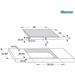 VITRO INDUCCION HISENSE 3.F ZONA FLEX - Imagen 2