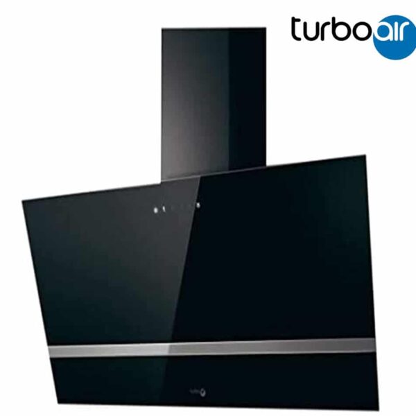 CAMPANA TURBOAIR 90CM CRISTAL NEGRO