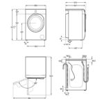 LAVADORA AEG 8 KG 1200 RPM A+++ INVERT - Imagen 2