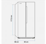 FRIGORIFICO AMERICANO UNIVERSAL B INOX - Imagen 4