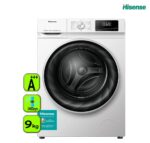 LAVADORA HISENSE 9 KG 1400 RPM A+++ VAPOR