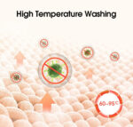 LAVADORA HISENSE 9 KG 1400 RPM A+++ VAPOR - Imagen 6