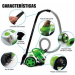 ASPIRADOR SIN BOLSA SILVANO 700W 1.5 L VERDE - Imagen 2
