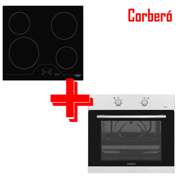 HORNO CCHS200MFX + VITRO CCVBR6350 CORBERO