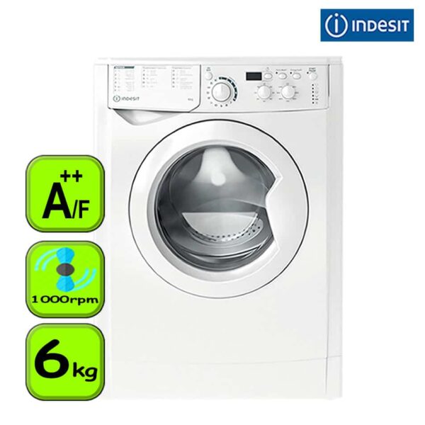 LAVADORA INDESIT 6 KG 1000 RPM A++