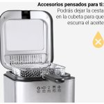 FREIDORA UNIVERSAL. B 1.5 KL 900 W INOX - Imagen 5
