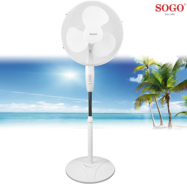 VENTILADOR PIE REDONDO SOGO 40 CM