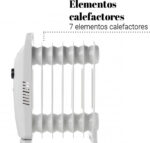 MINI RADIADOR UNIVERSAL B 700 W 7 ELEM - Imagen 5