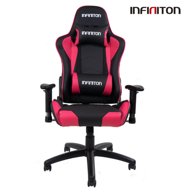 SILLON GAMER INFINITON RECLINABLE ROSA VER 2
