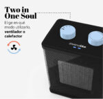 TERMOVENTILADOR UNIVERSAL B CERAMICO NEGRO - Imagen 4