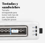 TOSTADOR UNIVERSAL B BOCA ANCHA BLANCO - Imagen 2