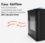 TERMOVENTILADOR UNIVERSAL B CERAMICO NEGRO - Imagen 2