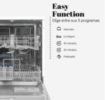 LAVAVAJILLAS UNIVERSAL B 60 CM BLANCO A++/E - Imagen 4