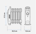 MINI RADIADOR UNIVERSAL B 700 W 7 ELEM - Imagen 2