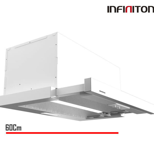 CAMPANA INFINITON TELESCOPICA 60 CM BLANCA