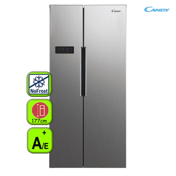 FRIGORIFICO AMERICANO CANDY 177X90 NF A+ INOX
