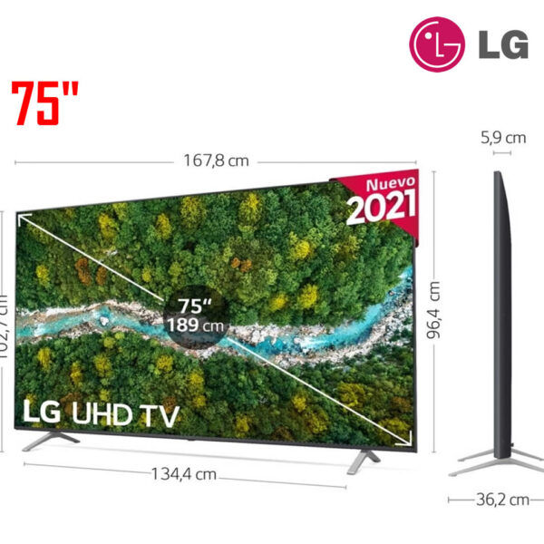 PANTALLA LED LG 75" 4K SMART TV