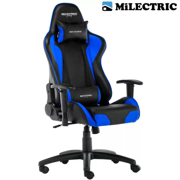 SILLON GAMER MILECTRIC RECLINABLE AZUL