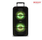 ALTAVOZ MULTIMEDIA SOGO PORTATIL 2X10"