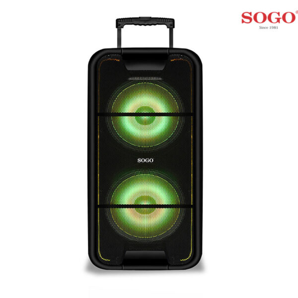 ALTAVOZ MULTIMEDIA SOGO PORTATIL 2X10"