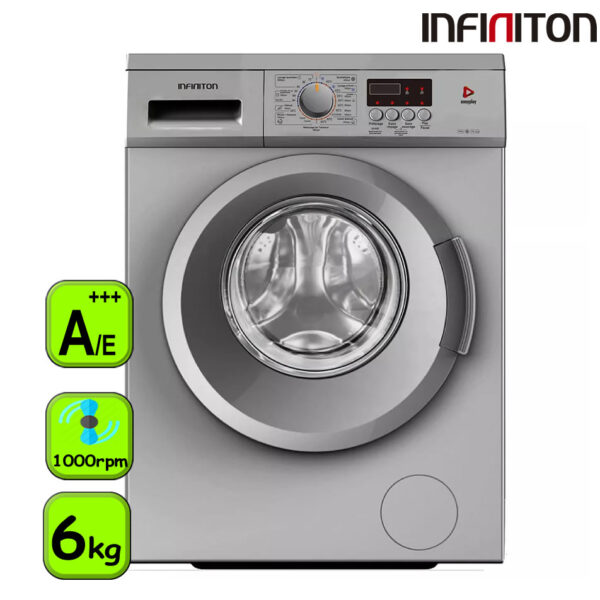 LAVADORA INFINITON 6 KG 100 RPM A+++/E INOX