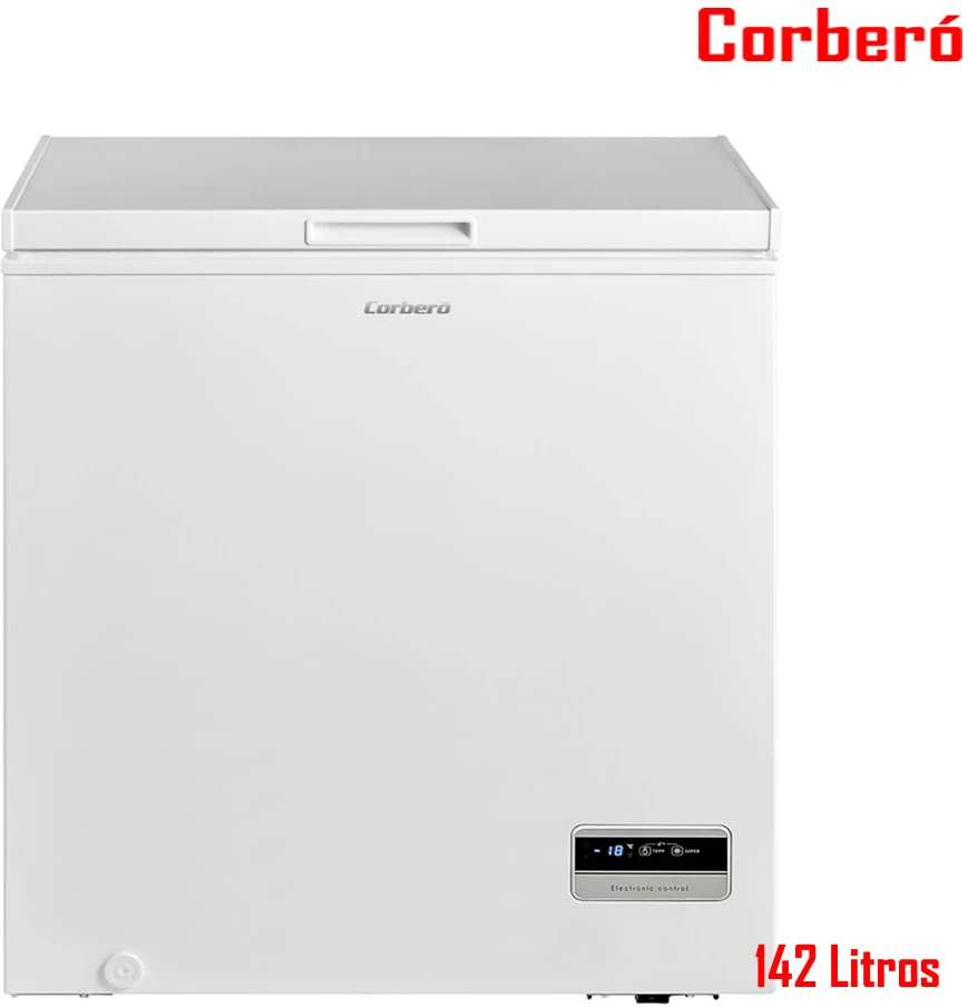 congelador 142 litros corbero arcon congelador