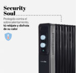 RADIADOR ACEITE UNIVERSAL B 11 ELE 2000 W NEGRO - Imagen 3