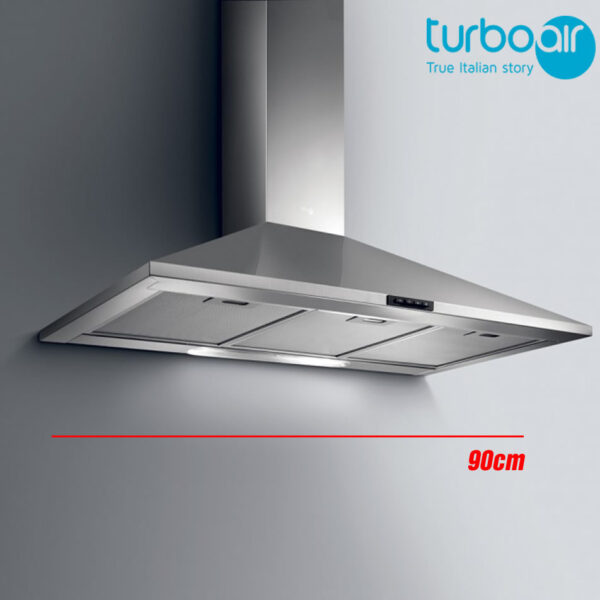 CAMPANA PIRAMIDAL TURBO AIR 90CM INOX