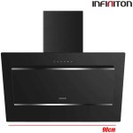 CAMPANA CRISTAL INFINITON 90 CM NEGRA 800 M3