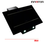 CAMPANA CRISTAL INFINITON 90 CM NEGRA 800 M3 - Imagen 2