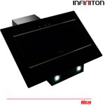CAMPANA CRISTAL INFINITON 90 CM NEGRA 800 M3 - Imagen 2