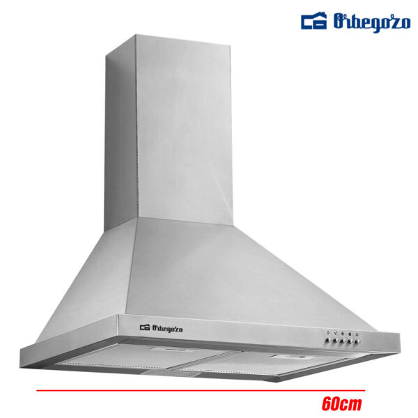 CAMPANA DECORATIVA ORBEGOZO 60CM INOX