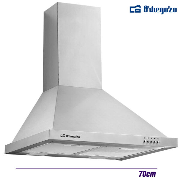 CAMPANA DECORATIVA ORBEGOZO 70CM INOX