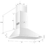 CAMPANA DECORATIVA ORBEGOZO 70CM INOX - Imagen 2