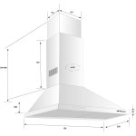 CAMPANA DECORATIVA ORBEGOZO 70CM INOX - Imagen 2