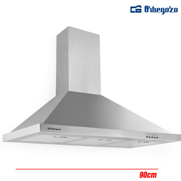 CAMPANA DECORATIVA ORBEGOZO 90CM INOX