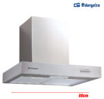 CAMPANA ORBEGOZO PLANA 60CM INOX 645M3