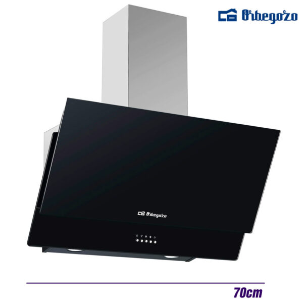 CAMPANA CRISTAL ORBEGOZO 70 CM NEGRA 378 M3