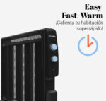 RADIADOR DE MICA UNIVERSAL B 2000 W NEGRO - Imagen 5