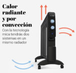 RADIADOR DE MICA UNIVERSAL B 2000 W NEGRO - Imagen 4