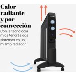RADIADOR DE MICA UNIVERSAL B 2000 W NEGRO - Imagen 4