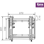SOPORTE PARED TV TM 17" A 42" FIJO INCLIMABLE - Imagen 2