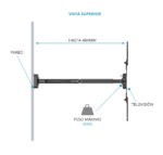 SOPORTE PARED TV TM 26" A 55" ABATIBLE - Imagen 3