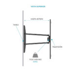 SOPORTE TV TM LCD ABATIBLE 36" A 65" - Imagen 3