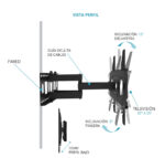 SOPORTE TV TM LCD ABATIBLE 36" A 65" - Imagen 4