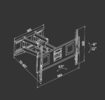 SOPORTE TV TM LCD ABATIBLE 36" A 65" - Imagen 5