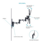 SOPORTE TV LCD DOS BRAZOS DE 10" A 32" - Imagen 4