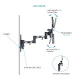 SOPORTE TV LCD DOS BRAZOS DE 10" A 32" - Imagen 4