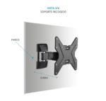 SOPORTE TV DE PARED 26" A 40" ABATIBLE - Imagen 5