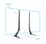 SOPORTE TV CDE PIE PARA MUEBLE DE 37" A 65" - Imagen 3